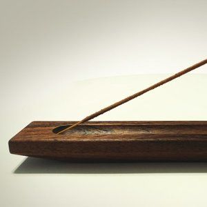 Teak Incense Boat